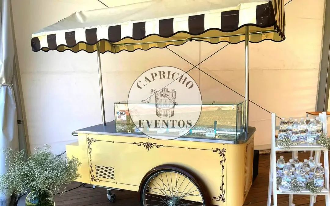 Carritos de helados antiguos en Málaga para eventos especiales